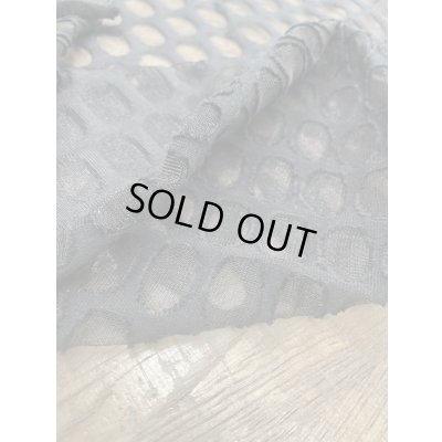 画像4: 生地：綿ポリオパール穴あきニット（黒）