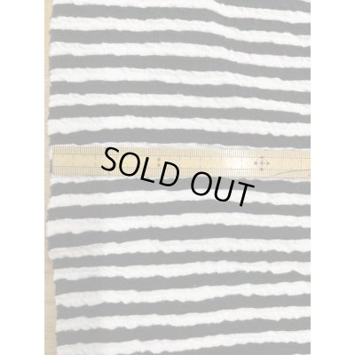 画像2: 生地：綿ポリエステルボーダー柄ニット（白／黒）