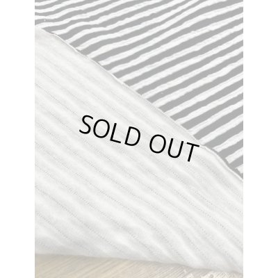 画像3: 生地：綿ポリエステルボーダー柄ニット（白／黒）