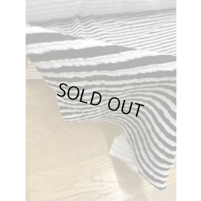 画像7: 生地：綿ポリエステルボーダー柄ニット（白／黒）