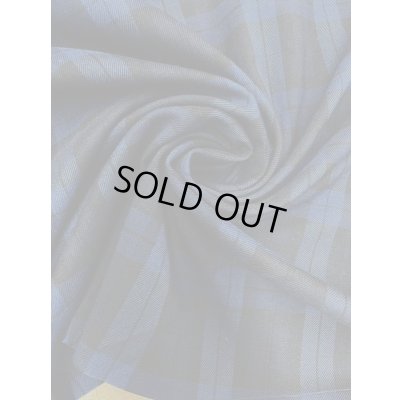 画像6: 生地：タータンチェック柄ポリエステルストレッチ（青／紺）