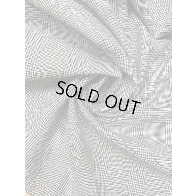 画像6: 生地：グレンチェック柄ポリエステル（グレー／黒）黄ライン