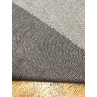 画像3: 生地：ウール100％ ストライプ織り（ベージュ杢）