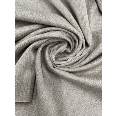 画像6: 生地：ウール100％ ストライプ織り（ベージュ杢）