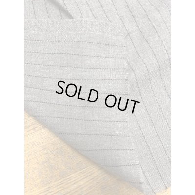 画像3: 生地：ウールポリエステルストライプ柄（ナチュラル／黒）