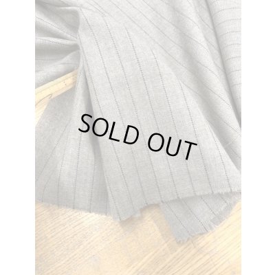 画像5: 生地：ウールポリエステルストライプ柄（ナチュラル／黒）