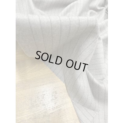 画像7: 生地：ウールポリエステルストライプ柄（ナチュラル／黒）