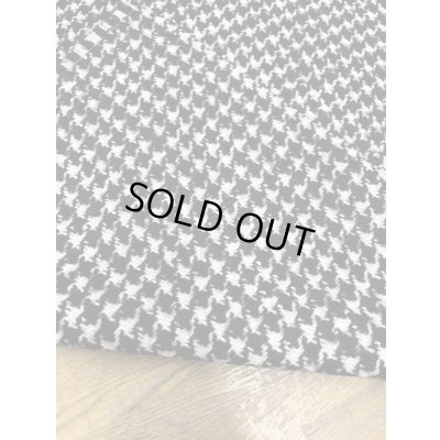 画像3: 生地：ウール100％千鳥格子コート地（黒／白）