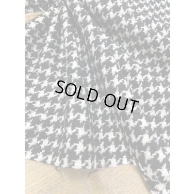 画像5: 生地：ウール100％千鳥格子コート地（黒／白）