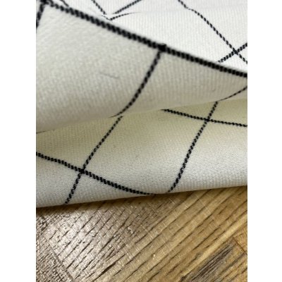 画像4: 生地：ウールナイロンポリウレタン 格子柄（白／黒）