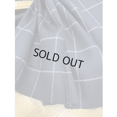 画像5: 生地：ウールナイロンポリウレタン 格子柄（紺／グレー）