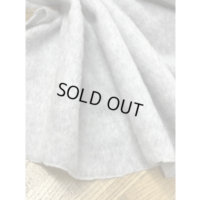 画像5: 生地：ボーダー織りウールシャギー（ライトグレー）