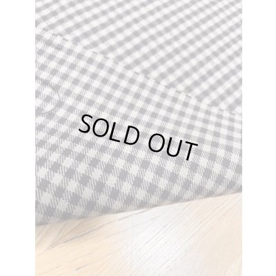 画像3: 生地：ギンガムチェック柄微起毛綿（ベージュ／黒）