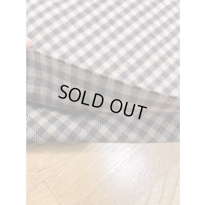 画像4: 生地：ギンガムチェック柄微起毛綿（ベージュ／黒）