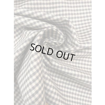 画像6: 生地：ギンガムチェック柄微起毛綿（ベージュ／黒）