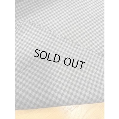 画像3: 生地：ギンガムチェック柄微起毛綿（ブルーグレー／黒）