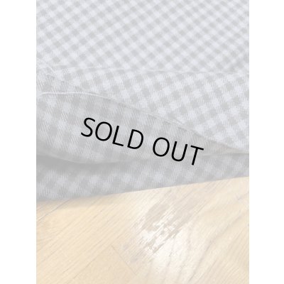 画像4: 生地：ギンガムチェック柄微起毛綿（ブルーグレー／黒）