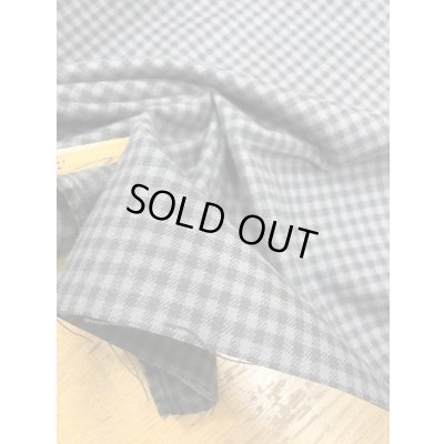 画像5: 生地：ギンガムチェック柄微起毛綿（ブルーグレー／黒）