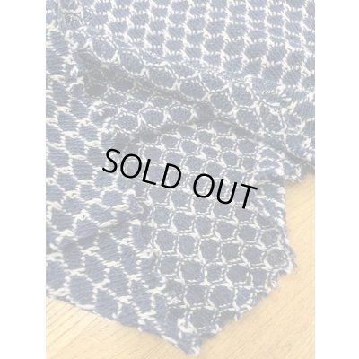 画像3: 生地：綿100％模様織りジャガード（ブルー／白）