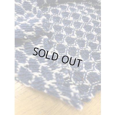 画像4: 生地：綿100％模様織りジャガード（ブルー／白）