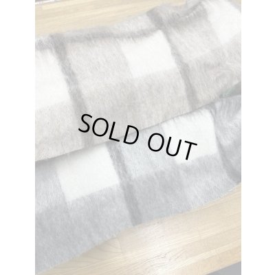 画像7: 生地：ビッグチェック柄ウールシャギー（グレー系）