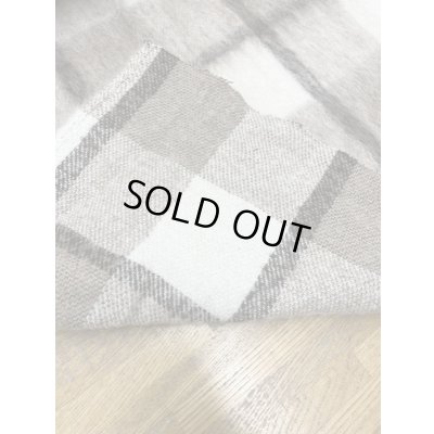 画像3: 生地：ビッグチェック柄ウールシャギー（茶系）