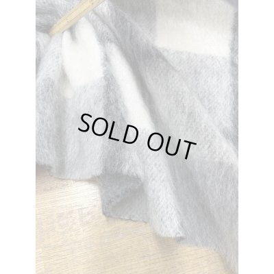 画像5: 生地：ビッグチェック柄ウールシャギー（グレー系）