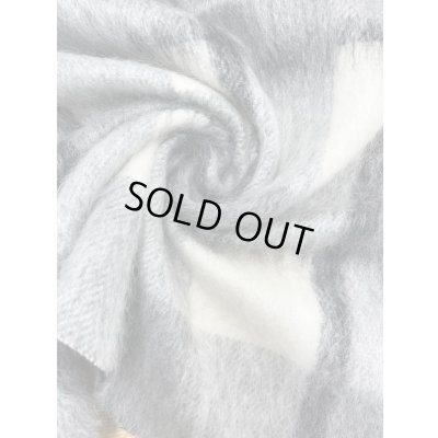 画像6: 生地：ビッグチェック柄ウールシャギー（グレー系）