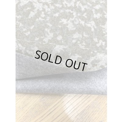 画像4: 生地：ウール100％迷彩柄プリント（グレー／緑）