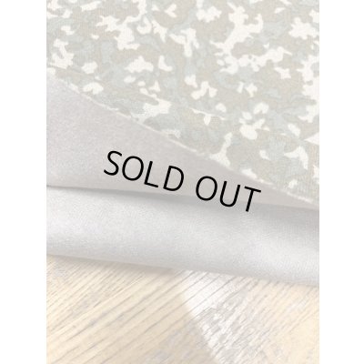 画像4: 生地：ウール100％迷彩柄プリント（ベージュ／緑）