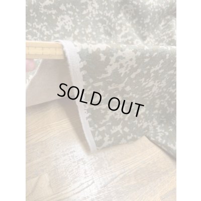 画像7: 生地：ウール100％迷彩柄プリント（ベージュ／緑）