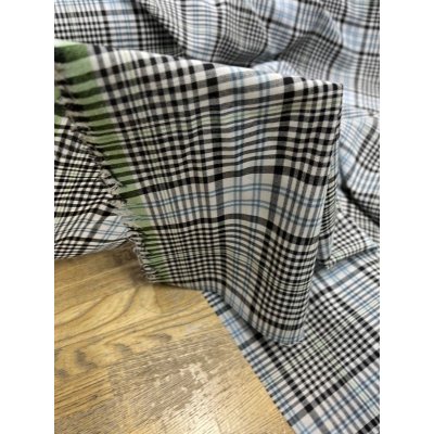 画像7: 生地：チェック柄薄手ウール（緑／紺）