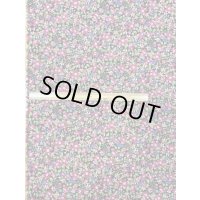 生地：花柄綿100％（黒／ピンク）