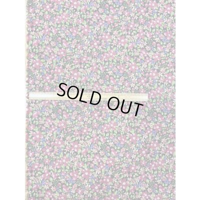 画像1: 生地：花柄綿100％（黒／ピンク）