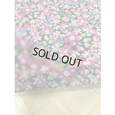 画像3: 生地：花柄綿100％（黒／ピンク）