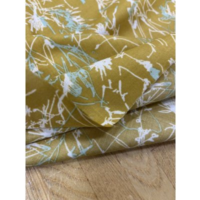 画像4: 生地：手書き風綿60ローン（からし）