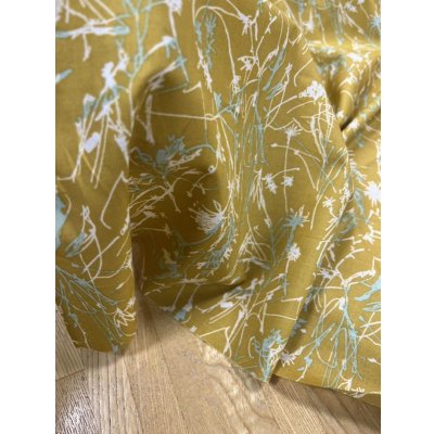 画像7: 生地：手書き風綿60ローン（からし）