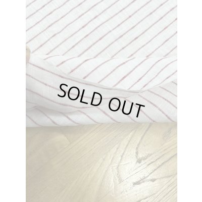 画像4: 生地：ノット糸ポコポコボーダーリネン（白／赤）