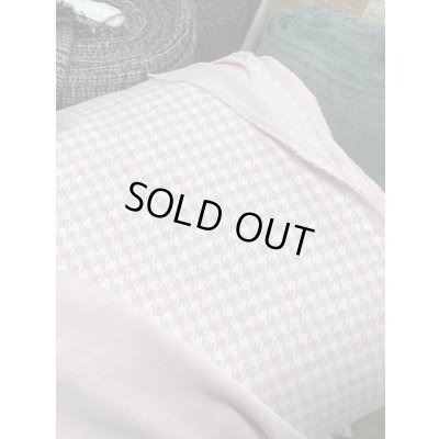 画像8: 生地：千鳥格子柄綿ジャガードニット（ピンク）