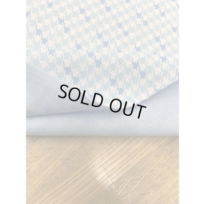 画像4: 生地：千鳥格子柄綿ジャガードニット（水色）
