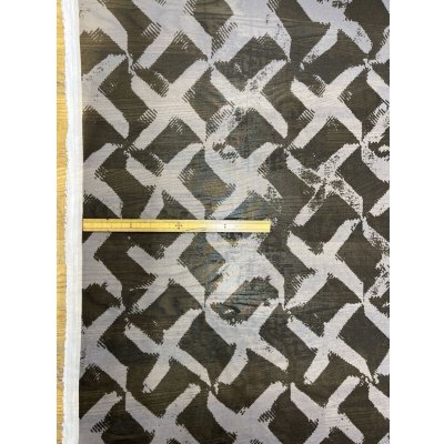 画像1: 生地：ペケペケプリントシフォン（グレー／黒）