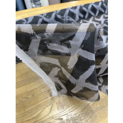 画像7: 生地：ペケペケプリントシフォン（グレー／黒）