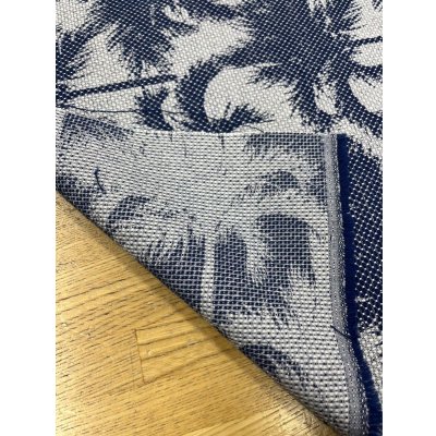 画像3: 生地：綿100％木柄刺し子ジャガードエアタン仕上（紺／白）