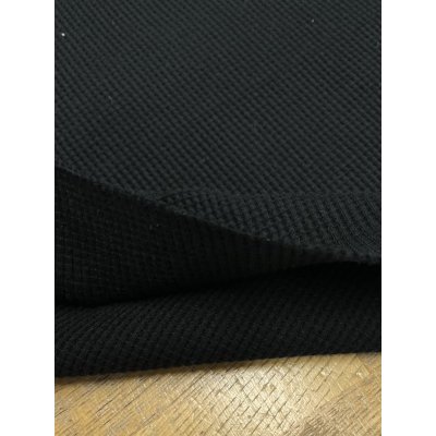 画像5: 生地：綿100％ミニワッフルニット（黒）