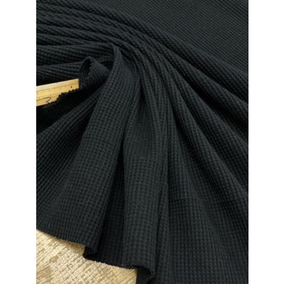 画像6: 生地：綿100％ミニワッフルニット（黒）