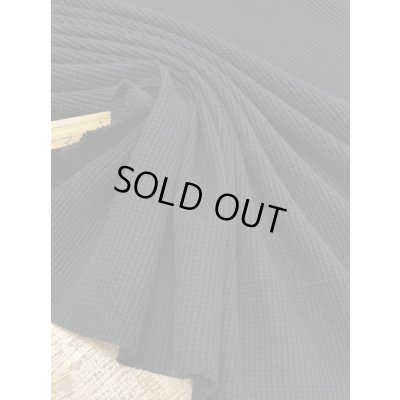 画像5: 生地：100％ミニワッフルニット（黒）