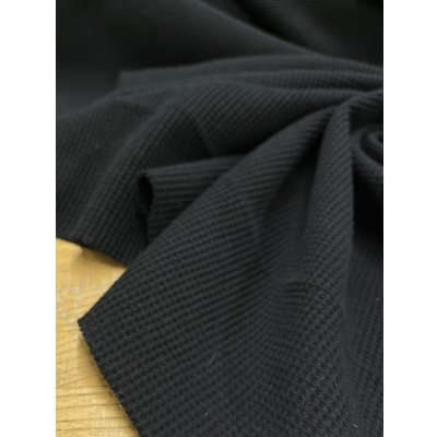 画像8: 生地：綿100％ミニワッフルニット（黒）
