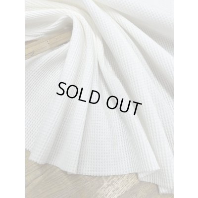 画像5: 生地:100%ミニワッフルニット(白)