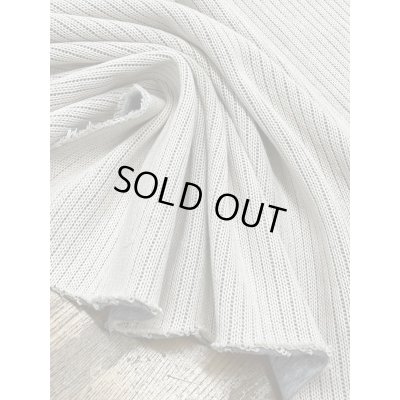 画像5: 生地：綿100％ローゲージ接結ニット（キナリ／グレ―）