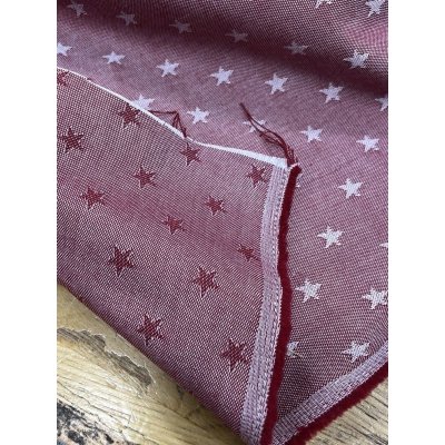 画像3: 生地：綿100％星柄ジャガード（赤）